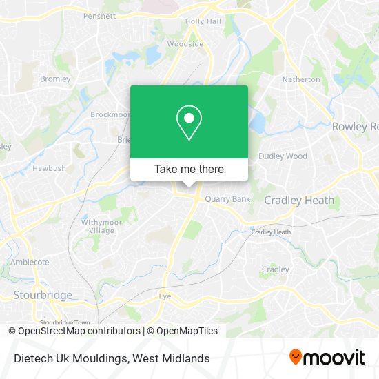 Dietech Uk Mouldings map