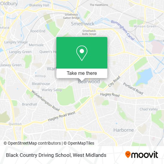 Black Country Driving School map