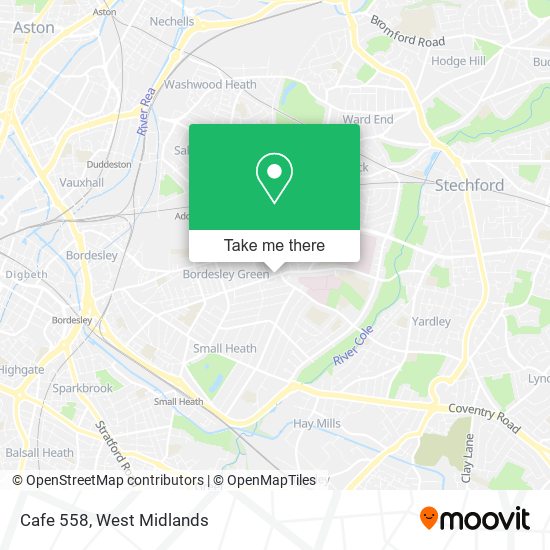 Cafe 558 map