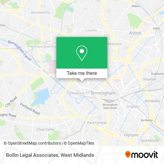 Bollin Legal Associates map