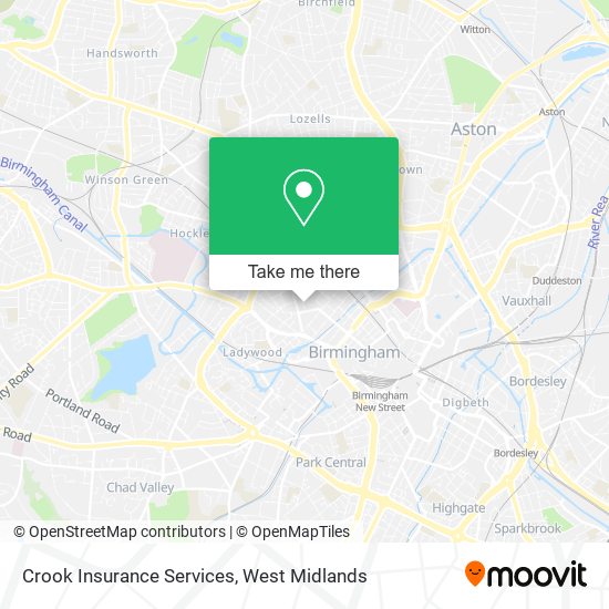 Crook Insurance Services map