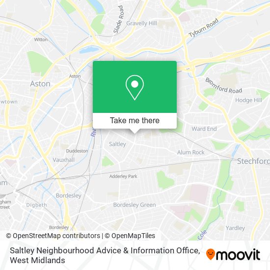 Saltley Neighbourhood Advice & Information Office map