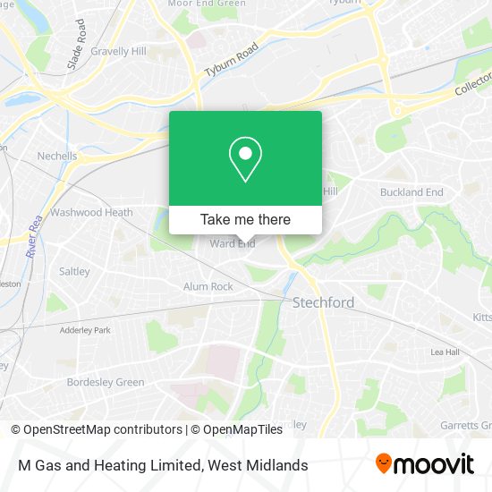 M Gas and Heating Limited map