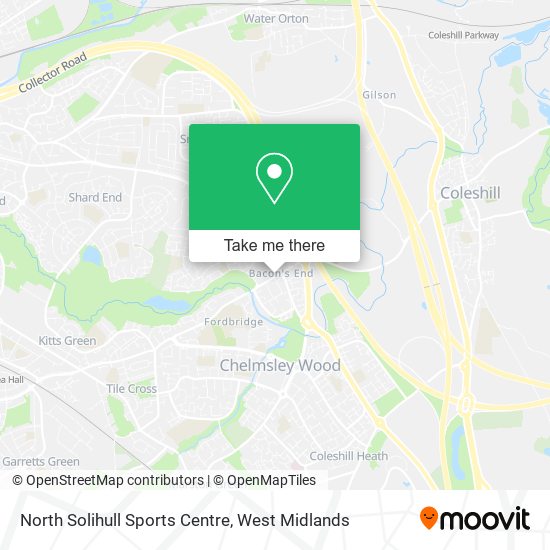 North Solihull Sports Centre map