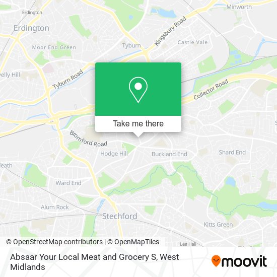 Absaar Your Local Meat and Grocery S map