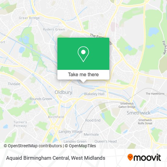 Aquaid Birmingham Central map