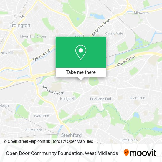 Open Door Community Foundation map