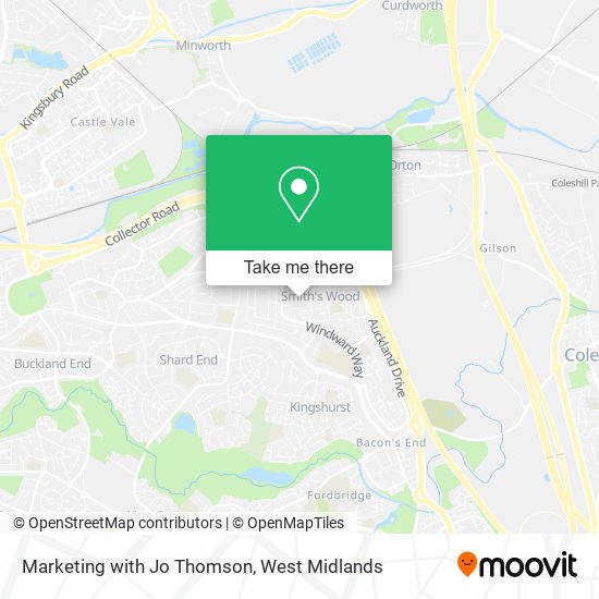 Marketing with Jo Thomson map