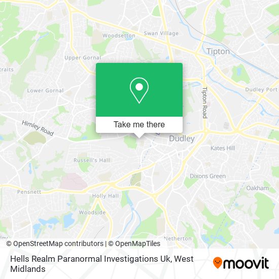 Hells Realm Paranormal Investigations Uk map