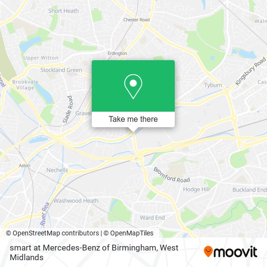smart at Mercedes-Benz of Birmingham map
