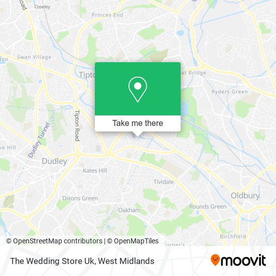 The Wedding Store Uk map