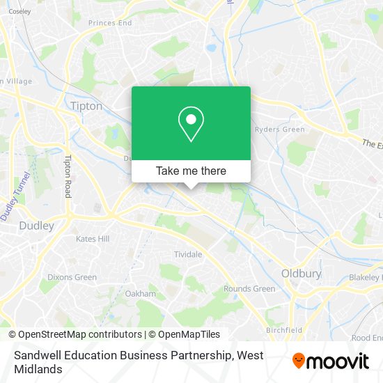 Sandwell Education Business Partnership map