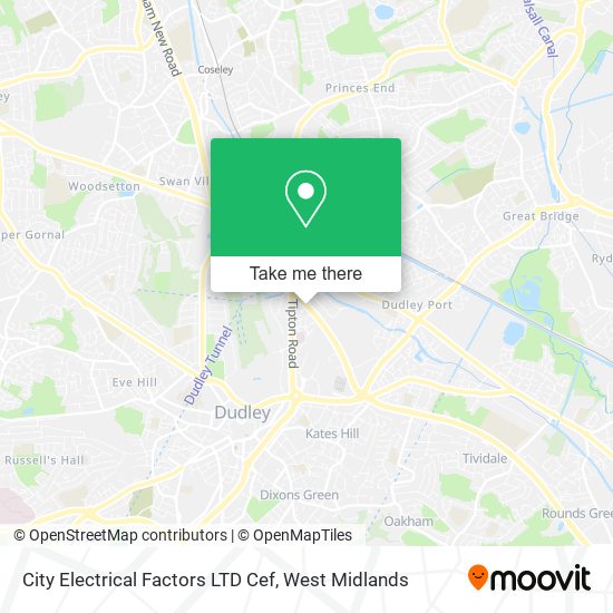 City Electrical Factors LTD Cef map