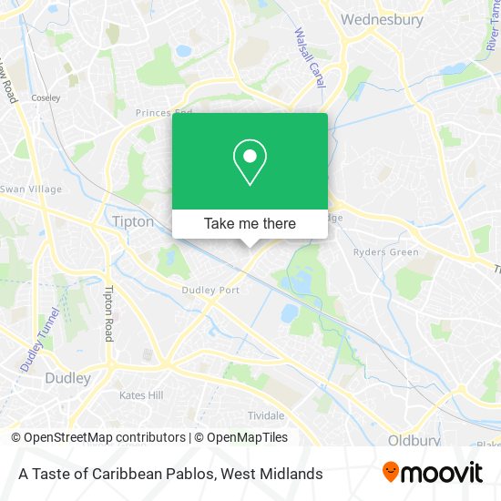 A Taste of Caribbean Pablos map