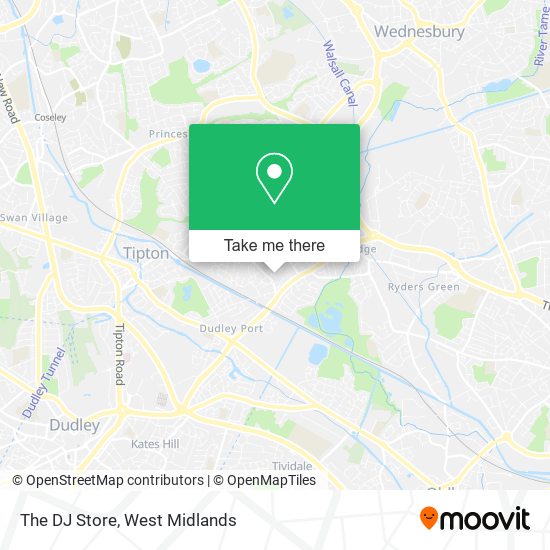 The DJ Store map