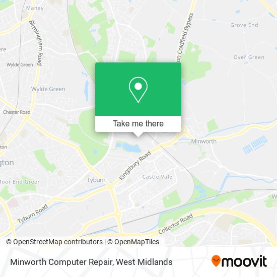 Minworth Computer Repair map