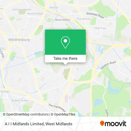 A I I Midlands Limited map