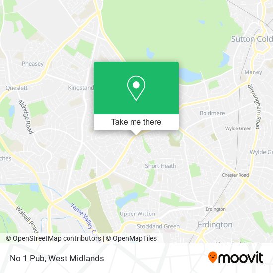 No 1 Pub map