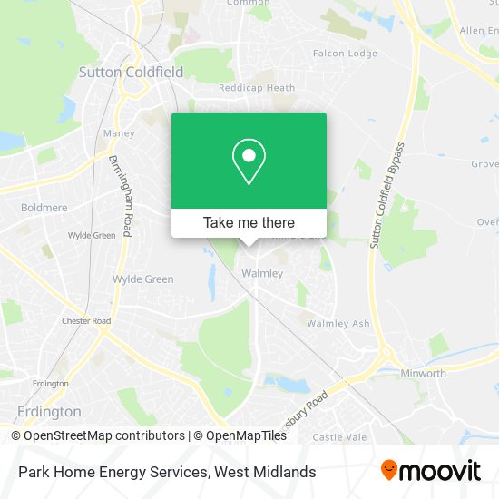 Park Home Energy Services map