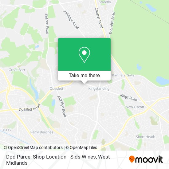 Dpd Parcel Shop Location - Sids Wines map