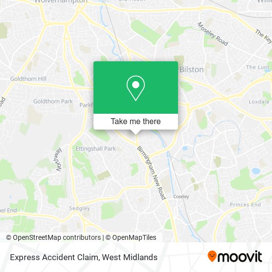 Express Accident Claim map