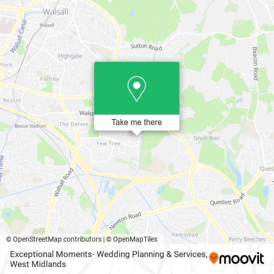Exceptional Moments- Wedding Planning & Services map