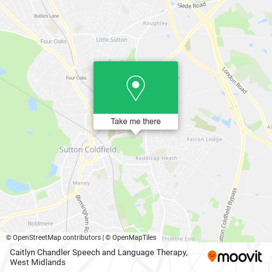 Caitlyn Chandler Speech and Language Therapy map