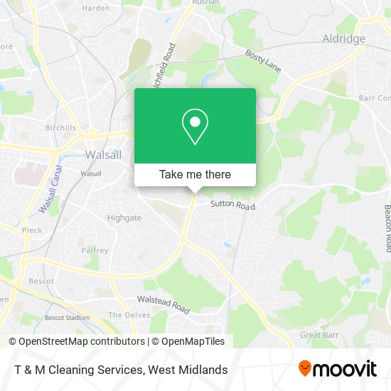 T & M Cleaning Services map