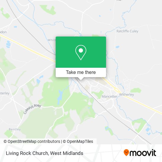 Living Rock Church map