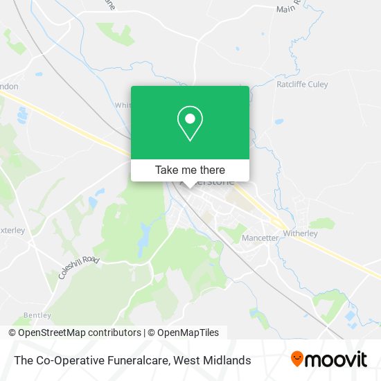 The Co-Operative Funeralcare map