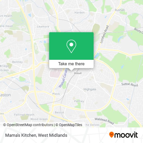 Mama's Kitchen map