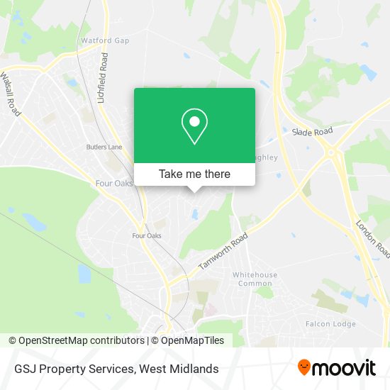 GSJ Property Services map