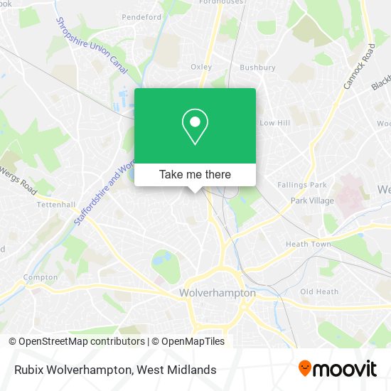 Rubix Wolverhampton map