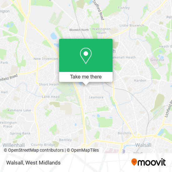 Walsall map