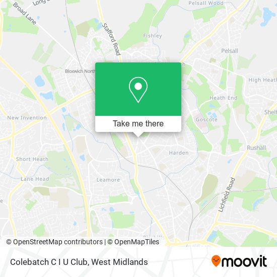 Colebatch C I U Club map