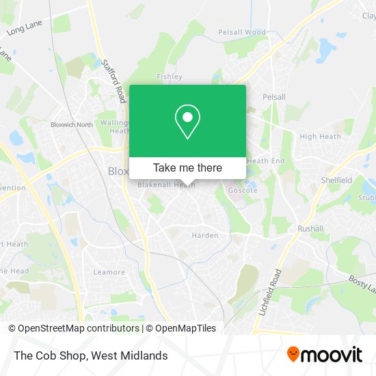 The Cob Shop map