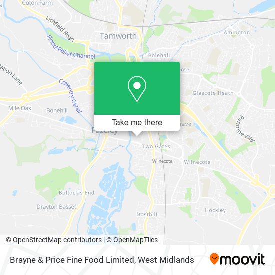 Brayne & Price Fine Food Limited map