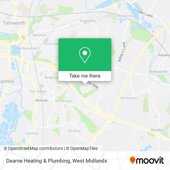 Dearne Heating & Plumbing map
