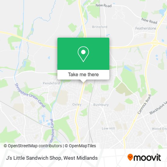 J's Little Sandwich Shop map