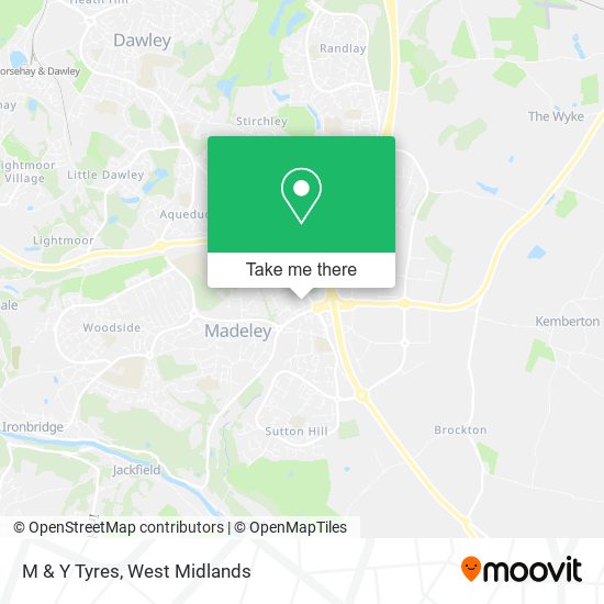 M & Y Tyres map