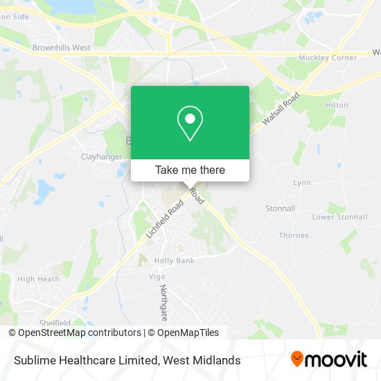 Sublime Healthcare Limited map