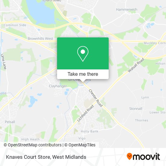Knaves Court Store map