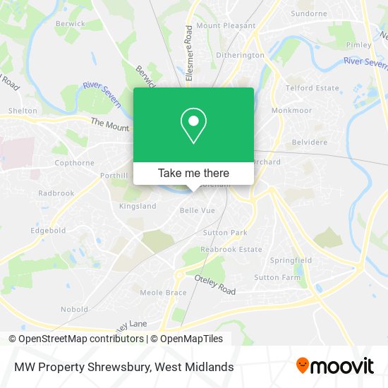 MW Property Shrewsbury map