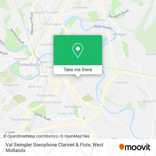 Val Swingler Saxophone Clarinet & Flute map