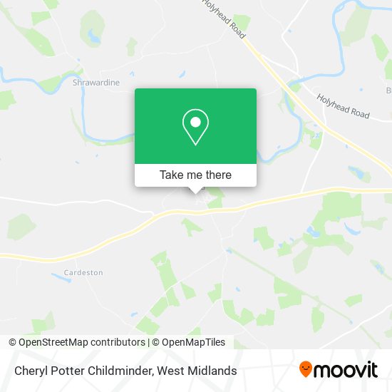 Cheryl Potter Childminder map