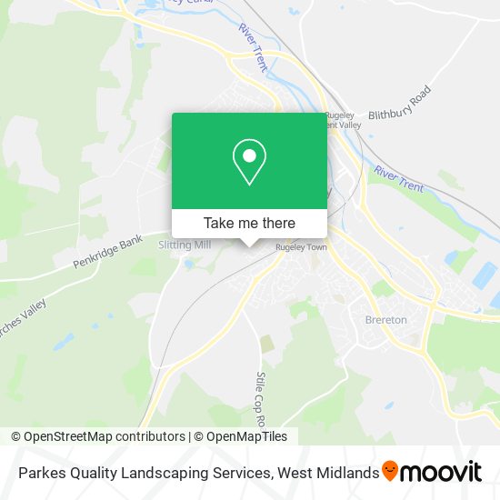 Parkes Quality Landscaping Services map