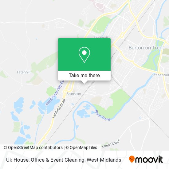 Uk House, Office & Event Cleaning map