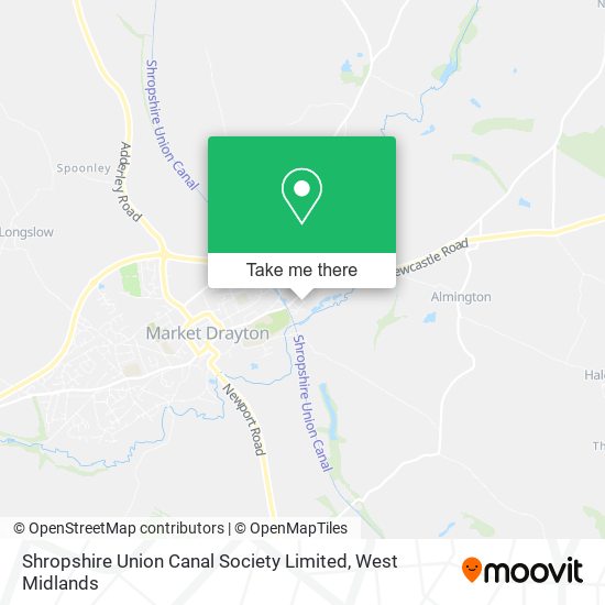 Shropshire Union Canal Society Limited map