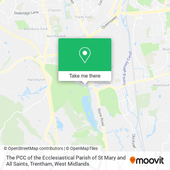 The PCC of the Ecclesiastical Parish of St Mary and All Saints, Trentham map