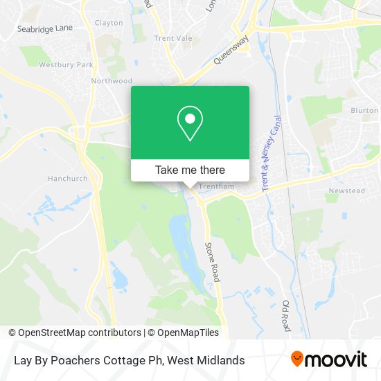 Lay By Poachers Cottage Ph map